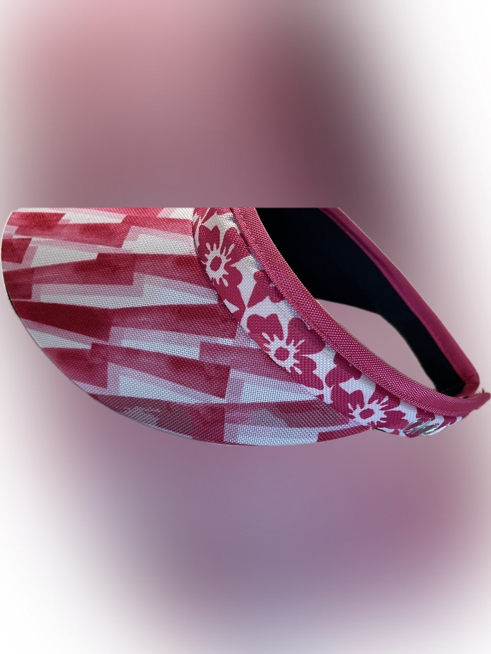 Glove It Pink Floral Visor - Picture 4 of 6